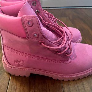 Timberland 6in Boots Rose Pink Size 6